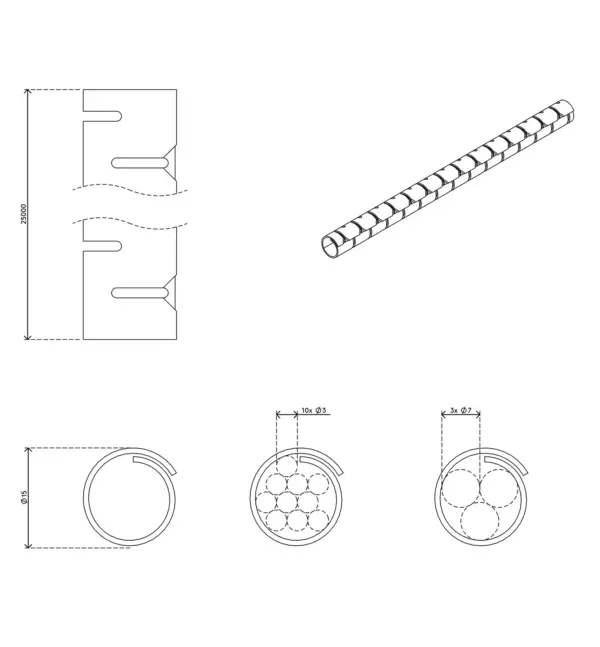 Addit kabelrups ø15 mm/25 m - Afbeelding 4