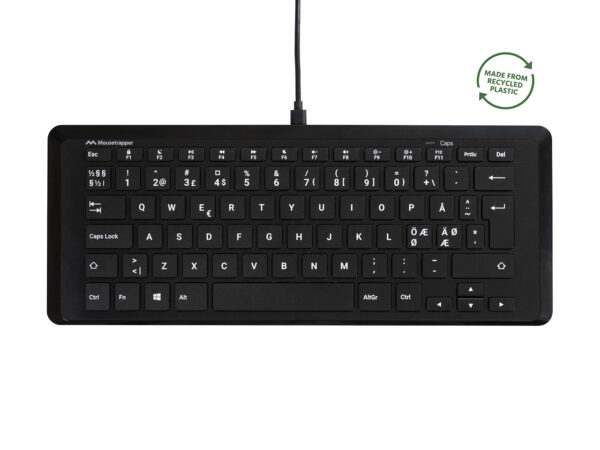 Mousetrapper Type mini toetsenbord US zwart - Afbeelding 2