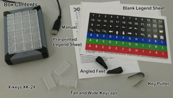 X-Keys programmable keypad 24 keys &quot;workflow&quot;-KVM - Afbeelding 2