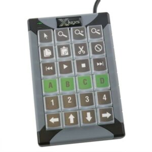X-Keys programmable keypad 24 keys "workflow"-Backlit