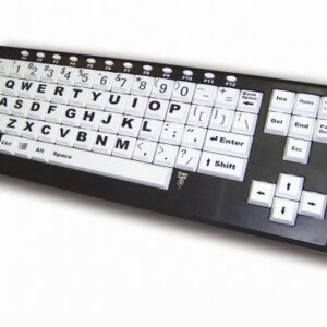 BigKey Vision met grote letters zwart/wit US