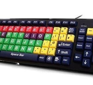 BigKey Vision toetsenbord - gekleurde toetsen (qwerty)