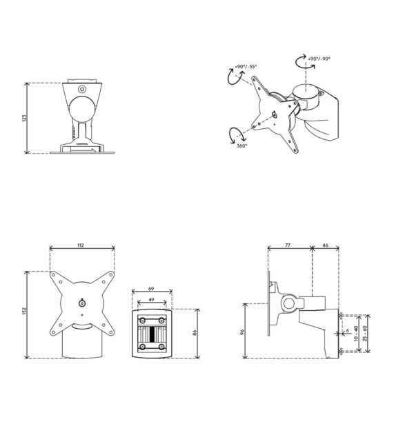 Viewlite monitorarm - rail 402 - Afbeelding 6