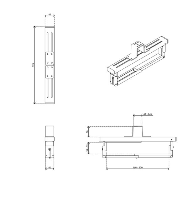 Viewmate computerhouder - bureau 362 - Afbeelding 5