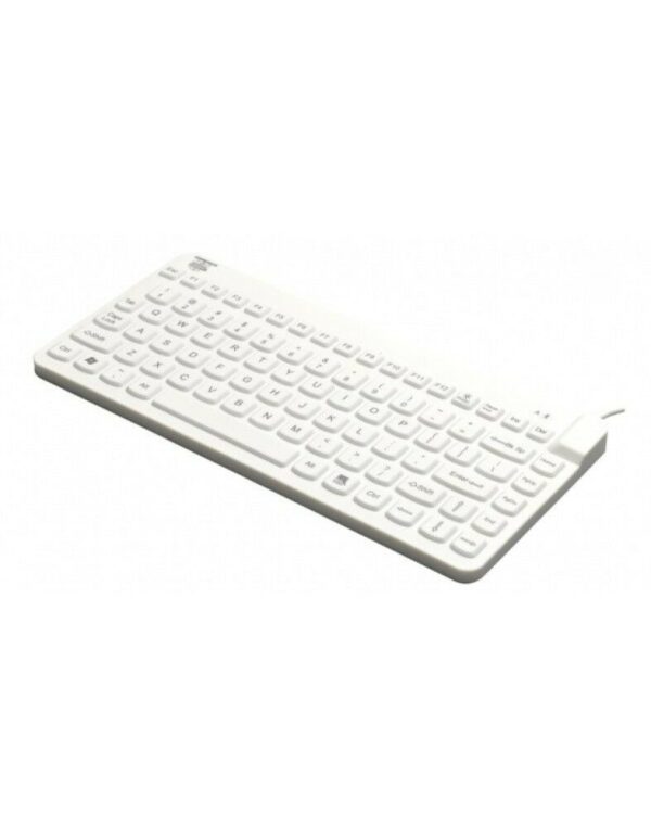 ErgoCool IP68 compact toetsenbord - wit
