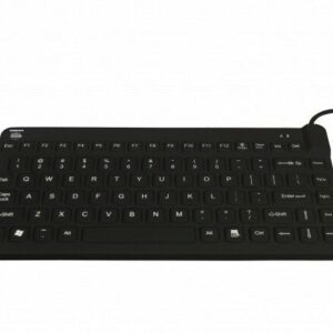 ErgoCool IP68 compact toetsenbord - zwart