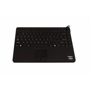 ErgoCool IP68 laptop toetsenbord + touchpad -zwart