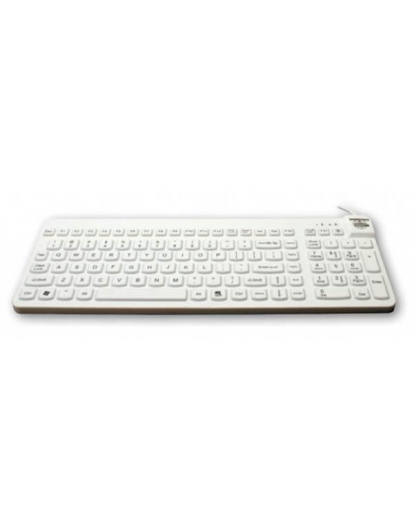 ErgoCool IP68 Full size toetsenbord wit