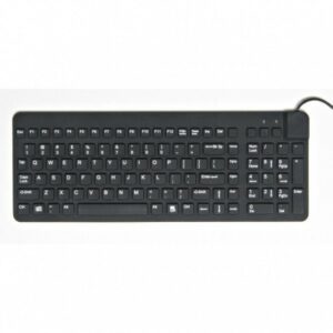 ErgoCool IP68 Full size toetsenbord zwart