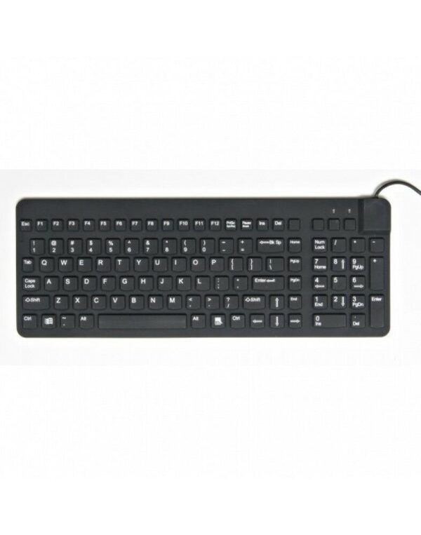 ErgoCool IP68 Full size toetsenbord zwart
