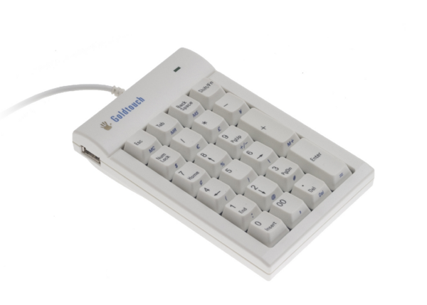 Goldtouch numeriek PC toetsenbord wit