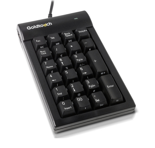 Goldtouch numeriek MAC toetsenbord zwart