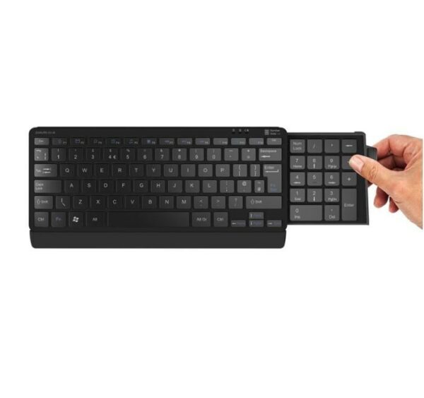Ergoslide compact toetsenbord met uitschuifbaar numpad - Afbeelding 2