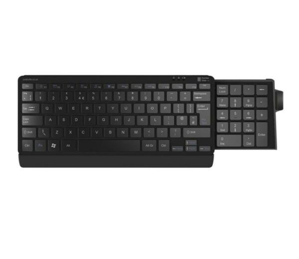 Ergoslide compact toetsenbord met uitschuifbaar numpad