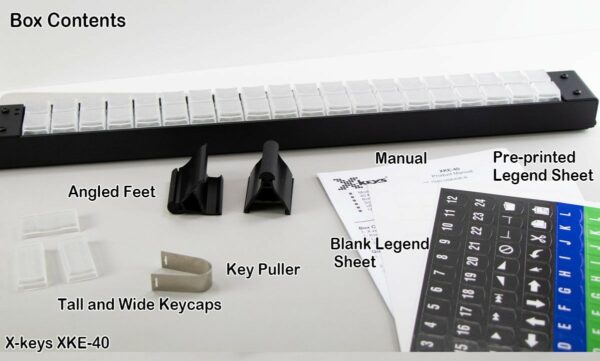 X-keys 40 Key programmable strip - mounted keys - Afbeelding 3