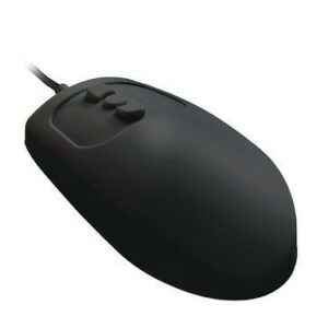 ErgoCool IP68 five button wired mouse black USB