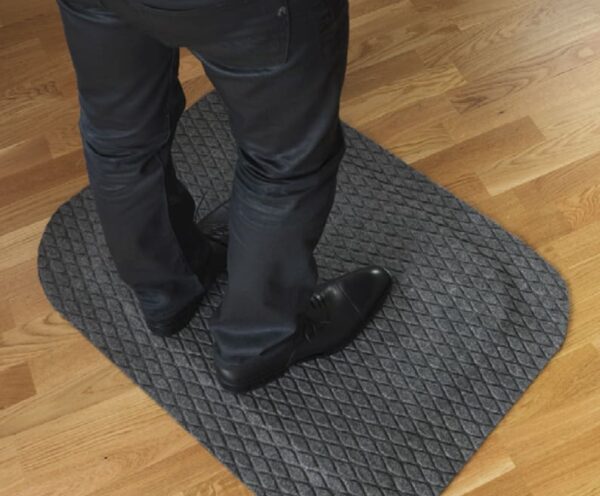 Yoga Fashion mat 58 x 81 cm grey - Afbeelding 4