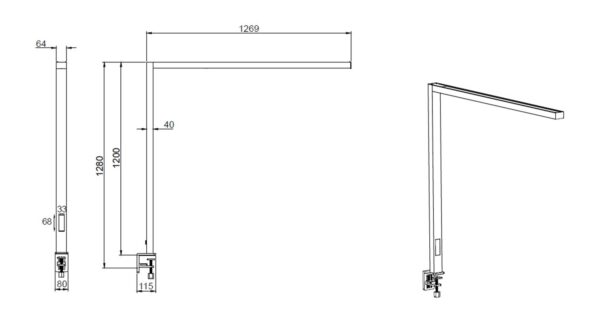 Ergofy bureaulamp Inluma met klem - Afbeelding 11