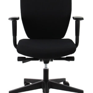 ErgoLine A320 bureaustoel zwart incl. armleuningen 2D