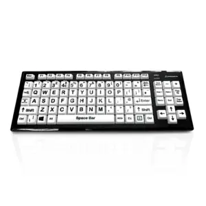 BigKey keyboard USB witte toetsen bluetooth
